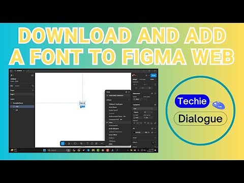 How to Download and Add a Font to Figma Web