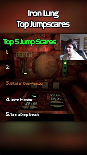 Iron Lung Top Jumpscares #IronLung #TigerGamer16 #Short
