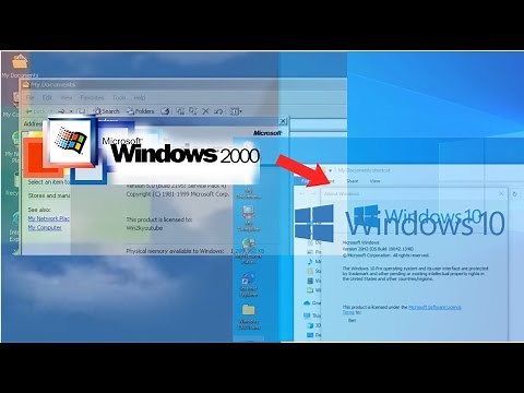 How to Transform Windows 10 into Windows 2000