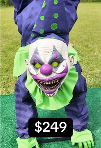 NEW for 2026 Halloween Express Upside Down Clown with Pumpkin! 🤡 #halloween #animatronic #clown #halloweenexpress #HEXPartner @Halloween Express