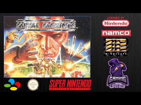 Metal Marines SNES (1993) Komplettlösung - Alle 20 Operationen Full Playthrough No Commentary