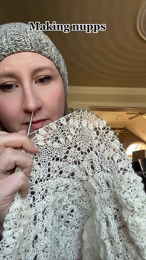 Lace Knitting Tutorial: Creating Nupps with Estonian Lace Patterns