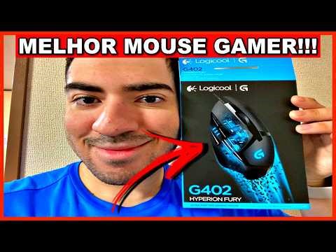 MELHOR MOUSE!: LOGITECH 402 (UNBOXING)