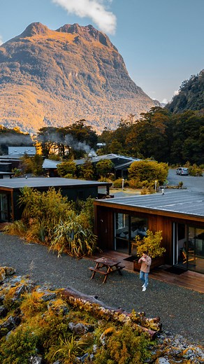57 reactions · 21 comments | Milford Sound Lodge, Fiordland National Park ️ Easily one of the most beautiful places to stay in New Zealand. Tucked away in a remote part of the country, surrounded by mountains and unbelievable scenery. The perfect place to reset. You’re also just a short walk away from the famous Milford Sound  Would you stay here? | Roady | Facebook