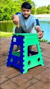 NIRVA Fortable Folding Step Stool Unboxing for outdoor Sitting 🔥