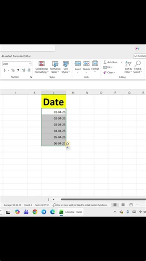 Excel में Date लिखने का Smart तरीका 🔥 | 90% लोग नहीं जानते!