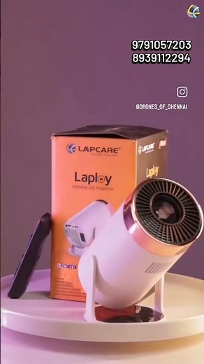 LAPCARE LED Projector | Android 1080p HD | Built-in Apps, 2500 Lumen, Screen Mirroring #projector