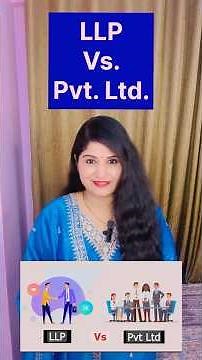 LLP or Private Ltd| which is better?#llp #pvtltd #company#tax #funding #shortsfeed #youtubeshorts #