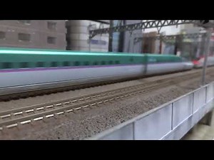 Nゲージ鉄道模型E5系&E6系新幹線（テスト走行）