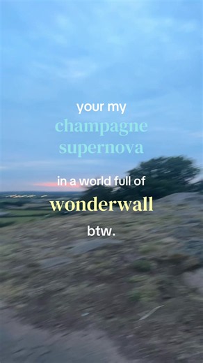 Champagne Supernova lyrics: