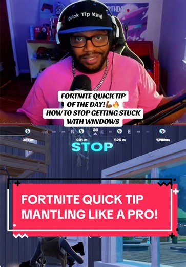 HOW TO MANTLE BETTER THOUGH WINDOWS BETTER IN FORTNITE! FORTNITE QUICK TIP OF THE DAY!💪🏾🔥 #fortnite #fyp #quicktips #gaming #vbucks