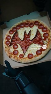 Bat Signal Pizza #shorts #batman