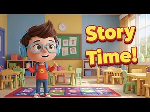 Kindergarten Story Time Learn Listen Kids Educational Stories⁨@KidsTimeAcademy⁩