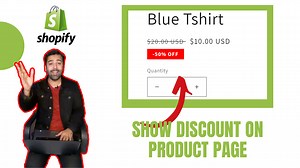 How To Show Discount on Product Page - Dawn Theme