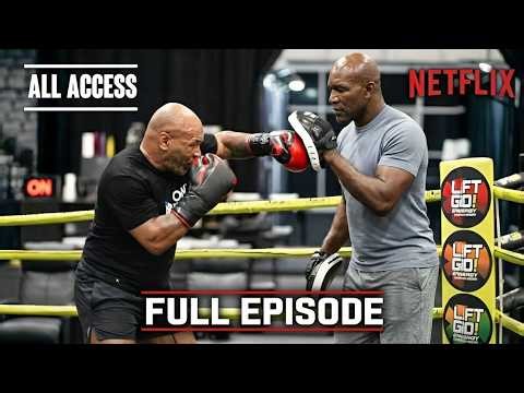 INSIDE CAMP: Mike Tyson Training With Evander Holyfield Before Floyd Mayweather Fight
