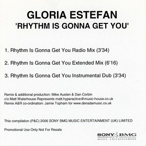 Gloria Estefan - Rhythm Is Gonna Get You