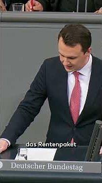 RENTE-KRISE IM BUNDESTAG: Warnung vor Milliardenlast – Streit um Generationengerechtigkeit #shorts