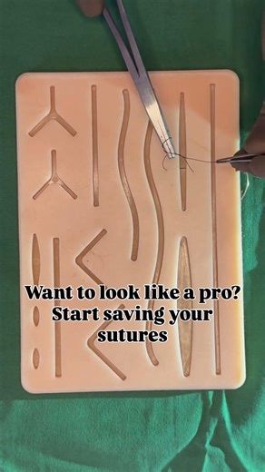 Stop Wasting Sutures Like a Beginner | Save Suture Technique Every Surgeon Must Know #suture