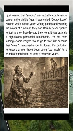 Medieval "Simping" was a career 🛡️