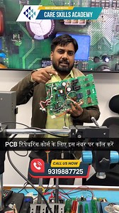 Enroll in our PCB repairing course and learn essential skills for troubleshooting and repairing printed circuit boards. Gain hands-on experience in the electronics industry and secure a promising career. Limited seats available—register today! #PCBRepair #ElectronicsCourse #TechSkills #CircuitBoardRepair #PCBTraining #ElectronicsRepair #SkillDevelopment #CareerOpportunities #HandsOnLearning #AdmissionOpen #CareSkillsAcademy #pcbrepairingcourse | Care Skills Academy