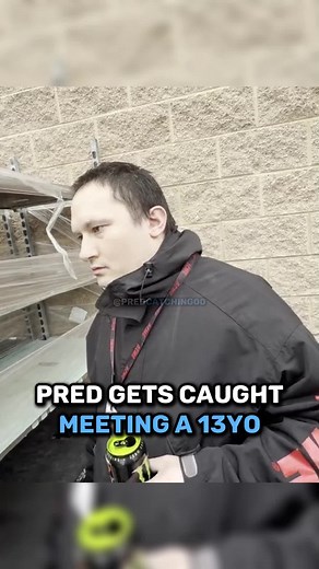 Pred Gets Caught Meeting 13yo 💀😳 #pred #predcatcher #predcaught #13yo #fakescenario