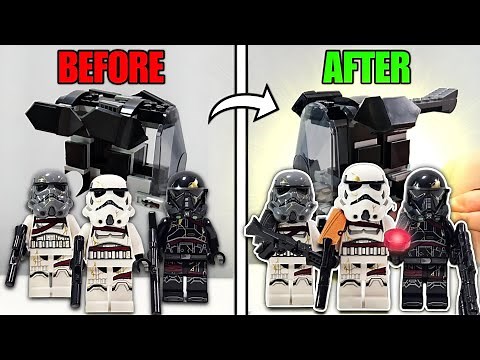 10 Ways to UPGRADE Your LEGO Night Trooper Battle Pack! (75412)