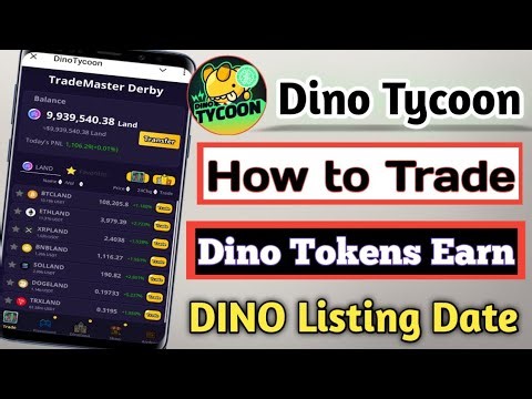 Dino Tycoon Airdrop Update | dino tycoon telegram | Dino Tycoon Land Trade | DINO Token Listing Date