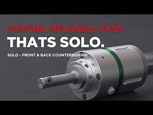Watch the SOLO Tool in Action | Fast Front & Back Spotfacing Demo