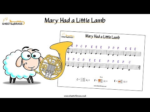 Mary Had a Little Lamb - French Horn Sheet Music and Play Along