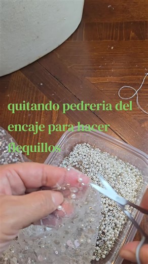 Transforming a Dress: Removing Beading for a New Look