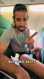 Needed to buy 2 seats to fit on a plane, who else has to buy 2 seats?🤯 #tall #flying