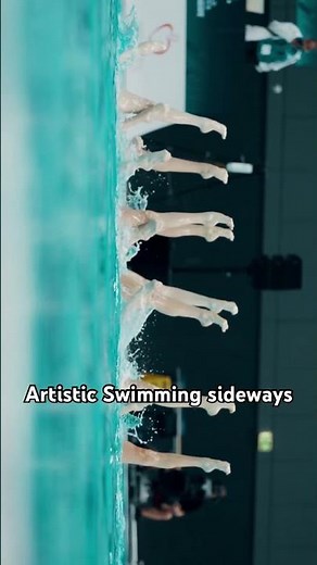 You might want to turn the phone ⤵️ #artisticswimming #sideways #synchronicity #pool #swimmingpool