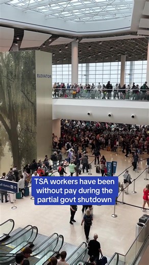 Massive TSA Lines at New Orleans Airport Due to Govt Shutdown