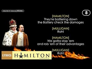 #8 Hamilton - Right Hand Man (VIDEO LYRICS)