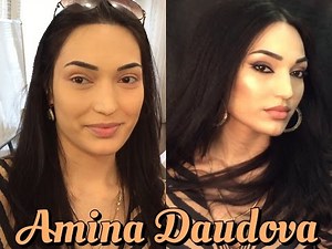 Макияж с двойными стрелками. Визажист Амина Даудова