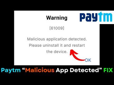 Paytm Malicious App Detected Fix ⚡ UPI Payment Error Solved | Android Security Update & Banking App