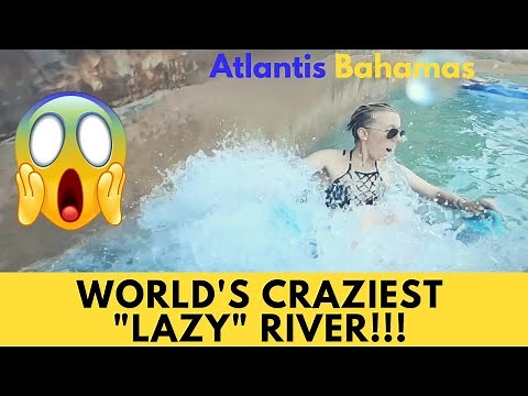 World's Craziest Lazy River with 10 ft high waves and River Rapids