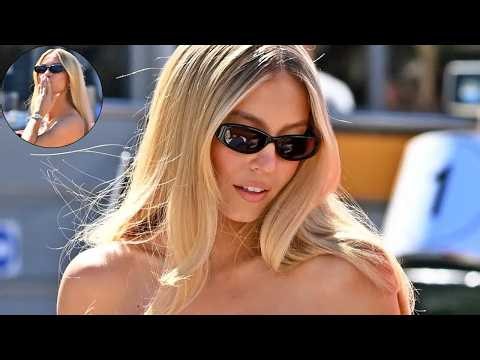 Sydney Sweeney Stuns in Double White Strapless Dresses at Venice!