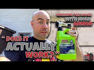 How well does Mold Armor EZ House Wash work at cleaning mold & mildew on a house? Dad Jobs Reveals