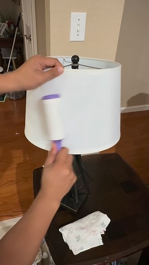 Cleaning tips. Lamp shade #fblifestyle #lifehack #lampshade | Akirem