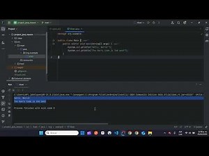 Intellij IDEA Course | How to Run a Java Project (Using Maven) in Intellij IDEA