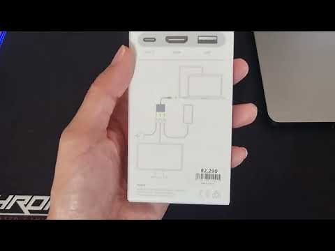 Apple USB-C to Digital AV Multiport Adapter Unboxing (Extended Monitor for Macbook Pro)