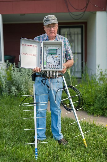 Ever see a migrating bird and wonder, where exactly are you headed? That’s a question that Glenn can answer. With help from federal funding, Glenn builds Motus tracking stations—small towers near his home in Nebraska that detect signals from radio-tagged birds flying overhead. These signals reveal a lot. Where did the bird travel? What habitats do they rely on? What migratory pathways do they follow? The data is shared openly with scientists and conservationists around the world, helping protect