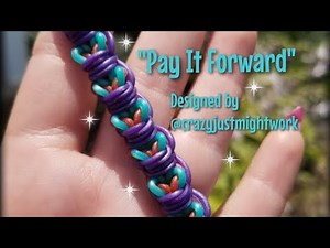 "Pay It Forward" Rainbow Loom Bracelet Tutorial