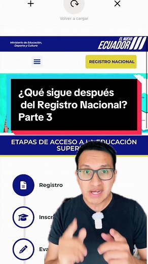 Qué hacer después del Registro Nacional de Educación Superior - Parte 3