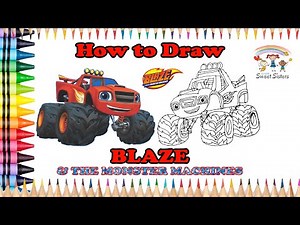 How to draw BLAZE and the Monster Machines Drawing