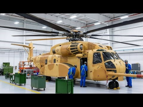 Inside the CH-53K King Stallion Factory Building the World's Most Powerful Helicopter (Full Process)