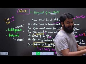 Offer and Acceptance: Indian Contract Act, 1872 Video Lecture | Business Laws for CA Foundation