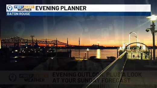 Rain is back in the forecast. Here's your evening outlook and a peak at your Sunday forecast. | WAFB First Alert Weather