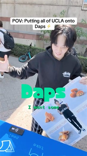 Dapping up UCLA Students